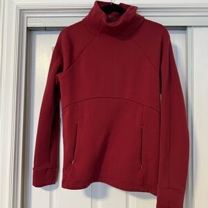 ATHLETA Polartec Funnel Neck Sweatshirt
Medium Decadent Red